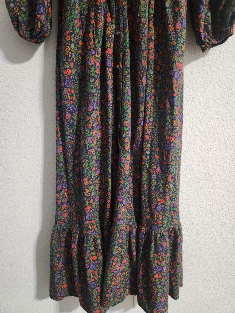 Xirena Esme Maxi Dress Floral Print Women’s Navy Blue Multi size small - Picture 3 of 10